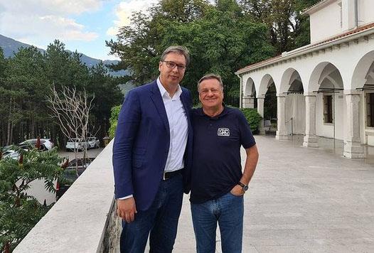 Vučić i Janković / Printskrin / Instagram