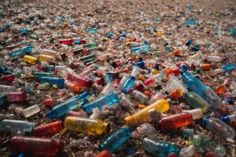 Otpad smeće plastične flaše Foto Pixabay