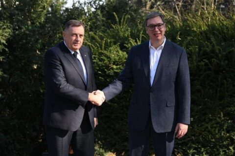 Aleksandar Vucic i Milorad Dodik foto Instagram buducnostsrbijeav