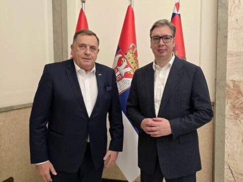 Milorad Dodik i ALeksandar Vučić Foto: instagram.com/buducnostsrbijeav
