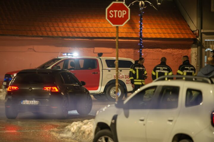 CETINJE, MONTENEGRO - JANUARY 1: Authorities secure the scene and launch an investigation as they cordon off the area after a shooting incident in Cetinje, Montenegro, where at least seven people were killed by a 45-year-old gunman on January 01, 2025. Rusmin Radic / Anadolu/ABACAPRESS.COM,Image: 951266995, License: Rights-managed, Restrictions: , Model Release: no, Credit line: AA/ABACA / Abaca Press / Profimedia