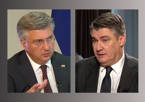 DUEL Plenković Milanović FOTO: Canva