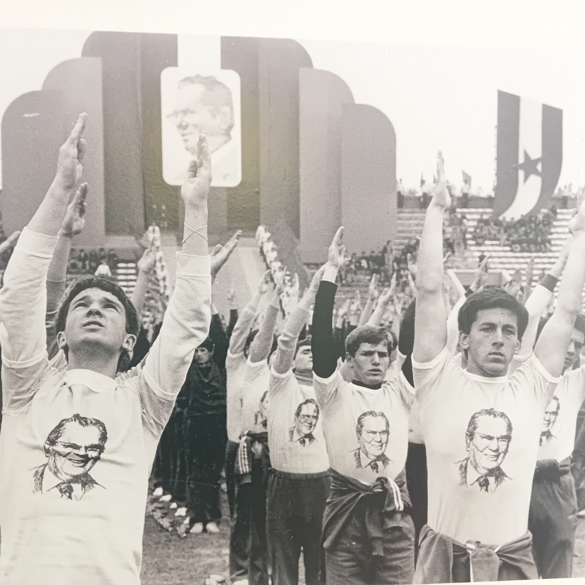 Scena sa proslave Dana mladosti, stadio JNA, 25 maj 1980.