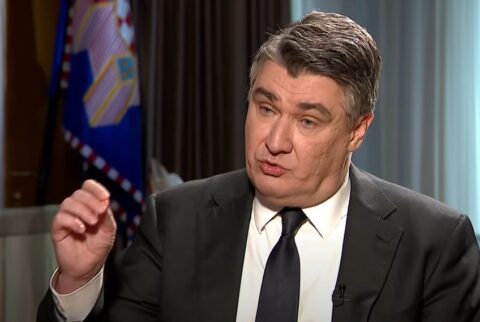 Milanović Zoran predsednik Hrvatska FOTO: Screenshot/YZ-RTL