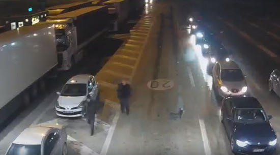 Granični prelaz Preševo FOTO: Screenshot