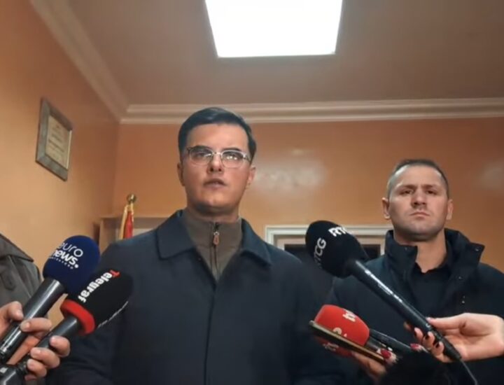 Danilo Saranovic ministar policije crna gora foto printskrin