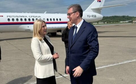 Željka Cvijanović i Aleksandar Vučić / Printskrin / Instagram