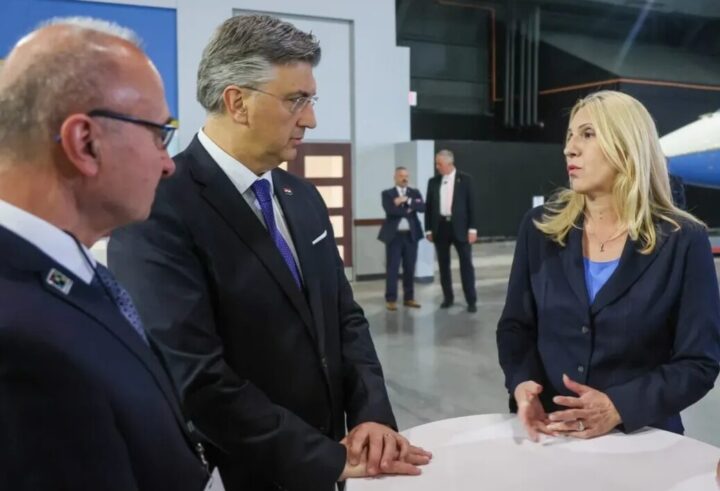 Željka Cvijanović, Andrej Plenković i Gordan Grlić Radman