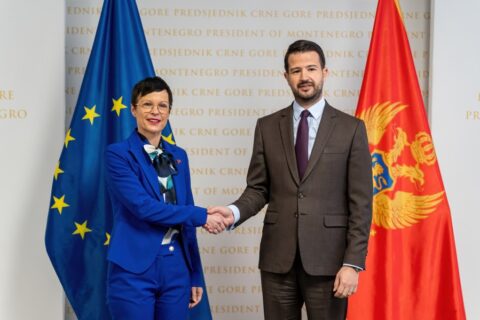 Jakov Milatovic i Kos Foto Kabinet Predsednika Crne Gore