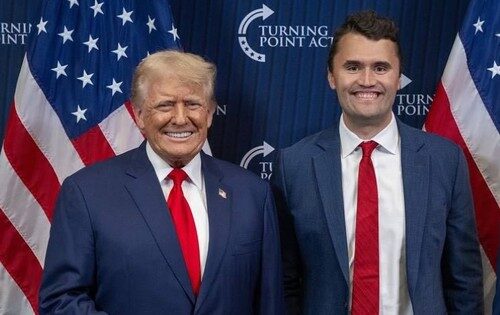 Donald Tramp i Čarli Kirk Credit line: EPN/Newscom / Newscom / Profimedia